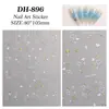 Pegatinas para Uñas con Forma de Corazón Hueco y Estrella Planas Adhesivas Versátiles Corazón Estrella Pegatinas para Uñas DIY Decoraciones Estilo Dh
