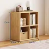 Estante de livros de madeira maciça, prateleira de armazenamento de piso, combinação montada na parede, armário de grade para jardim de infância, estante de livros para crianças, armário de armazenamento para sala de estar, estante