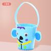 Bolsa de ovo de Páscoa, bolsa de coelho de desenho animado, jardim de infância, bolsa de material artesanal para pais e filhos, bolsa de doces para crianças