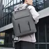 Mochila casual de color liso transfronteriza, personalidad de moda, bolsa de computadora de negocios, gran capacidad, mochila simple para estudiantes