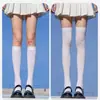 Medias Blancas Calcetines de Terciopelo de Verano Hasta la Rodilla Calcetines Finos para Pantorrilla Estilo Jk Estudiantes de Longitud Media Calcetines Altos de Mujer Modernos