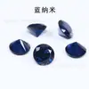 Pedras Soltas Nano Redondas de 0,9-10mm, Nano Verde, Nano Preto, Nano Azul, Resistente a Altas Temperaturas, Podem Ser Montadas em Cera como Pedras Sintéticas