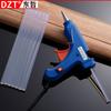 Pistola de Pegamento 20W Pistola de Pegamento Termofusible DIY Certificada con Interruptor Pistola Termofusible Hecha a Mano Pegamento Azul Hogar