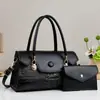 Conjunto de Dos Piezas de Bolsas para Madre e Hija, Bolso de Mano Casual con Patrón de Cocodrilo, Bolso de Hombro Moderno y Sencillo, Bolso Cruzado Diario, Bolsas Transfronterizas