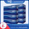 Pacote Caixa Dura de Papel Tissue Tempo Depot, Guardanapos Naturais Sem Perfume, 2 Pacotes de 8 Caixas, Papel Tissue Tipo Puxar