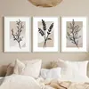 Pintura em Tela de Três Peças para Sala de Estar e Quarto, Tela a Óleo de Alta Definição, Pintura Decorativa Estilo Chinês, Arte de Parede, Feito Sob Medida para Clientes
