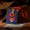 Amuleto Taoísta Longhushan estilo TikTok para atrair dinheiro, com um selo de tesouraria de espírito da montanha, amuleto para fazer dinheiro e cartão de amuleto para capa de celular