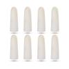 Dedales protectores ajustados de látex esmerilado antideslizante antiestático desechables ligeros dedales de incisión sin polvo