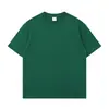 ¡Diseño de Tres Puntos! Camiseta Unisex de Algodón Puro de Peso Pesado con Cuello Redondo y Manga Corta para Adolescentes 2026 Camiseta Roja de Buena Suerte 300g