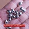 Liga Prata Brilhante Acessórios Lótus DIY Prata Tibetana Cristal Vermelho Corda Vermelha Pulseira Colar Pingente Semente de Lótus Pixiu Acessórios
