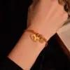 Pulseira S925 Prata Esterlina "Dinheiro Vem Rápido" para Mulheres, Estilo Chinês Retro Trançado Fio Vermelho Pulseira do Zodíaco Atacado