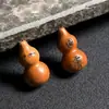 Escultura em Madeira de Jujuba Natural Crape Myrtle Dourado Cuia Acessórios DIY Peça de Mão Pingente Pingente Colar Acessórios para Bolsa