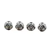 Artesanía Tradicional Plata Loto Joyería Hecha a Mano Pulsera Collar Accesorios Cuentas Espaciadoras Accesorios DIY Piezas