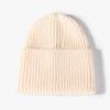 Sombrero de Lana Otoño e Invierno Casual Lindo Estilo Universitario Sombrero Tejido Sombrero Cálido Grueso para Mujer Sombrero Melón Coreano de Moda