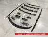 Lábio traseiro MP lábio traseiro adequado para BMW Série 3 F30 modificado F35 saia lateral lábio traseiro lábio dianteiro kit de aerofólio traseiro Black Samurai