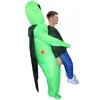 Fantasias Infláveis de Alienígena para Halloween Evento Festa Adereços Engraçados Boneco de Performance Abraço de Fantasma Traje Inflável Estoque Pronto