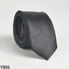 Corbata de color liso para hombre casual 5 cm estilo coreano seda artificial estrecha para lugar de trabajo boda negocios administrativa venta al por mayor