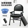 Silla de Inodoro Portátil para Personas Mayores, Inodoro Móvil, Sillón Orinal para Mujeres Embarazadas, Silla de Inodoro Doméstica Resistente, Taburete de Inodoro Plegable Portátil
