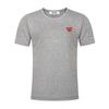 Jogue Ami de Verão Bolinhas Mosaico Coração Empilhado Coração Vermelho Amor Unissex Casal Manga Curta Camiseta Casual Versátil