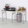 Mesa plegable de acero inoxidable 304, mesa redonda giratoria, puesto de Dapa para hotel, mesa de agua corriente, puesto de comedor para el hogar, mesa redonda