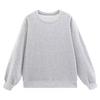 Moletom Popular Estilo Primavera e Outono com Gola Redonda para Homens e Mulheres, Feito de Algodão Composto, Casual Masculino de Cor Sólida, Caimento Solto, Punhos Canelados, Manga Longa, Moderno