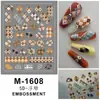 Pegatinas 5D en Relieve para Uñas Año Nuevo 2024 Dragón Chino Tótem Danza del León Fortuna Mahjong Calcomanías Adhesivas para Uñas
