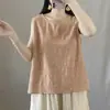 Colete jacquard artístico vintage de algodão e linho para mulheres, novo estilo de verão, cor sólida, peça externa versátil sem mangas, top base leve