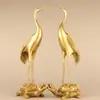 Adornos de Grulla de Cobre Tortuga de Latón Longevidad de la Grulla Longevidad de la Tortuga Regalo de Longevidad Sala de Estar Decoración del Hogar Regalo de Cumpleaños