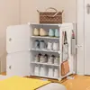 A prueba de polvo Simple Armario para Zapatos Almacenamiento Económico Hogareño Entrada Económico Gran Capacidad Trasera de Puerta Zapatero Multicapa Interior Bonito
