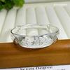 Pulsera de Plata Esterlina 9999 para Mujer Pulsera Sólida Push-Pull Fu Pulsera de Moda Estilo Étnico Decoración Regalo de Vacaciones para Suegra
