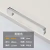 Manija de Mesita de Noche, Manija de Puerta de Armario de Dormitorio, Manija de Puerta Negra de Aleación de Aluminio, Manija Negra de Mueble de TV