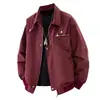 Chaqueta con Cremallera de Marca Nueva Tendencia Otoño e Invierno 2025 para Hombre, Estilo Americano, Top Casual Retro Genial
