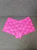 Calzoncillos tipo bóxer de encaje para mujer, de cintura media, transpirables, con bordes ondulados, sin costuras, no aprietan, disponibles en varios colores, suministro directo del fabricante, entrepierna de algodón puro