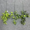 Plantas Verdes Simuladas, Folhas de Bambu Ricas, Decoração de Casamento com Eucalipto, Decoração de Casa, Atacado Transfronteiriço