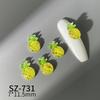 Serie de Resina de Fruta Transparente de Hielo Nueva de Verano Accesorios para Uñas Combinación Perfecta Xiaoqing Nuevos Accesorios de Uñas de Fruta de Dibujos Animados