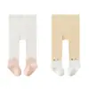 Calças legging para bebê para primavera e outono, design fofo de desenho animado, adequadas para recém-nascidos, podem ser usadas como roupa externa, com uma área grande no gancho