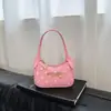 Bolso con Lazo de Lunares para Mujer, Estilo Coreano PU Moderno 2026 Diseño de Nicho Bolso de Mano de Moda Minibolso