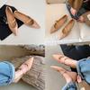 Sapatos Mary Jane Simples de Couro Pontiagudos Versáteis Delicados Primavera 2025 Salto Baixo Sapatos de Couro de Fada