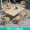Departamento de vendas de móveis de rattan para exterior pátio externo jardim mesa e cadeira pequenas de lazer Villa varanda externa combinação de mesa de jantar