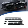 Adecuado para Modelos 23-26 de Lexus Rx300 Rx350 Rx500 Faldones Laterales Estilo Guerrero Negro en Material ABS Negro Brillante