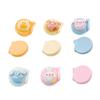 Juego de Comida Animales de Dibujos Animados Tenedor Pollito Conejo Oso Cachorro Plato para Pastel Pasador Cordón para el Cabello Accesorios de Resina DIY
