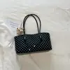 Bolsa de Hombro de Lunares Estilo Coreano Nueva de Verano 2026 Shuai Mijia para Mujer, Bolso Casual de Axila, Bolso de Nicho de Moda