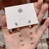 Aretes de Aguja de Plata S925 Coreanos Nuevos Explosiones Aretes para Niñas Temperamento Simple Joker Aretes Tono Agitado con Aretes Venta al por Mayor