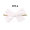 Bestseller transfronteiriço: Faixa de cabelo elástica de nylon fofa para bebê com laço grande, acessório de cabelo para bebê estampado em cor sólida 2998