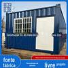 Fabricante de casa modular de contêiner residencial, contêiner de placa de Poir personalizado, lã de rocha, casa modular de chapa de aço colorida
