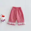 [Sin Devoluciones ni Cambios] Chaleco Bordado de Moda para Niñas 2026 Nuevo Verano Estilo Coreano para Bebé Linda Camisa de Muñeca con Mangas Volantes