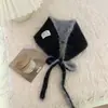 Orejeras de Punto Suave de Color Sólido Estilo Coreano con Lazo Bufanda Cálida para Mujer 2026 Otoño/Invierno Protección para los Oídos Bolsa para Orejas