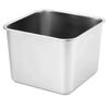 Caja cuadrada de acero inoxidable para lavabo, caja de condimentos de cocina, caja de condimentos, barril de mermelada con tapa