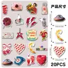 20 Piezas de Estilo Retro Americano Ins Dibujos Animados Divertidos Nostálgicos Personalizados Decoración para Refrigerador Exquisitos Pegatinas Magnéticas Suaves DIY Venta al por Mayor