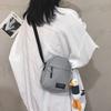 Bolso pequeño para teléfono móvil, bolso bandolera de moda para mujer, bolso bandolera de lona para estudiantes, bolso bandolera pequeño popular en internet, bolso bandolera de lona.